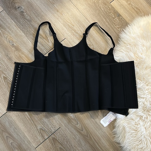 NWT Luxx Curves Double Compression Vest Sculpt Your Body Waist Trainer Size XL - Picture 5 of 8